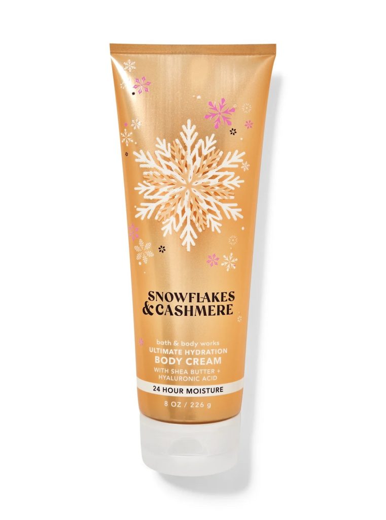 کرم بدن Bath & Body Works مدل Snowflakes & Cashmere
