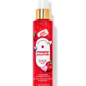 بادی میست شیمر Bath & Body Works مدل Strawberry Pound Cake