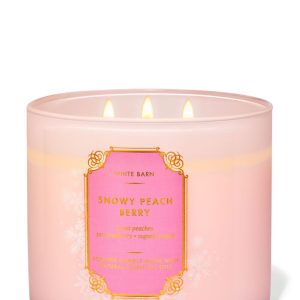 شمع معطر Bath & Body Works مدل Snowy Peach Berry