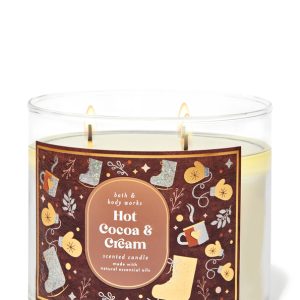 شمع معطر Bath & Body Works مدل Hot Cocoa & Cream