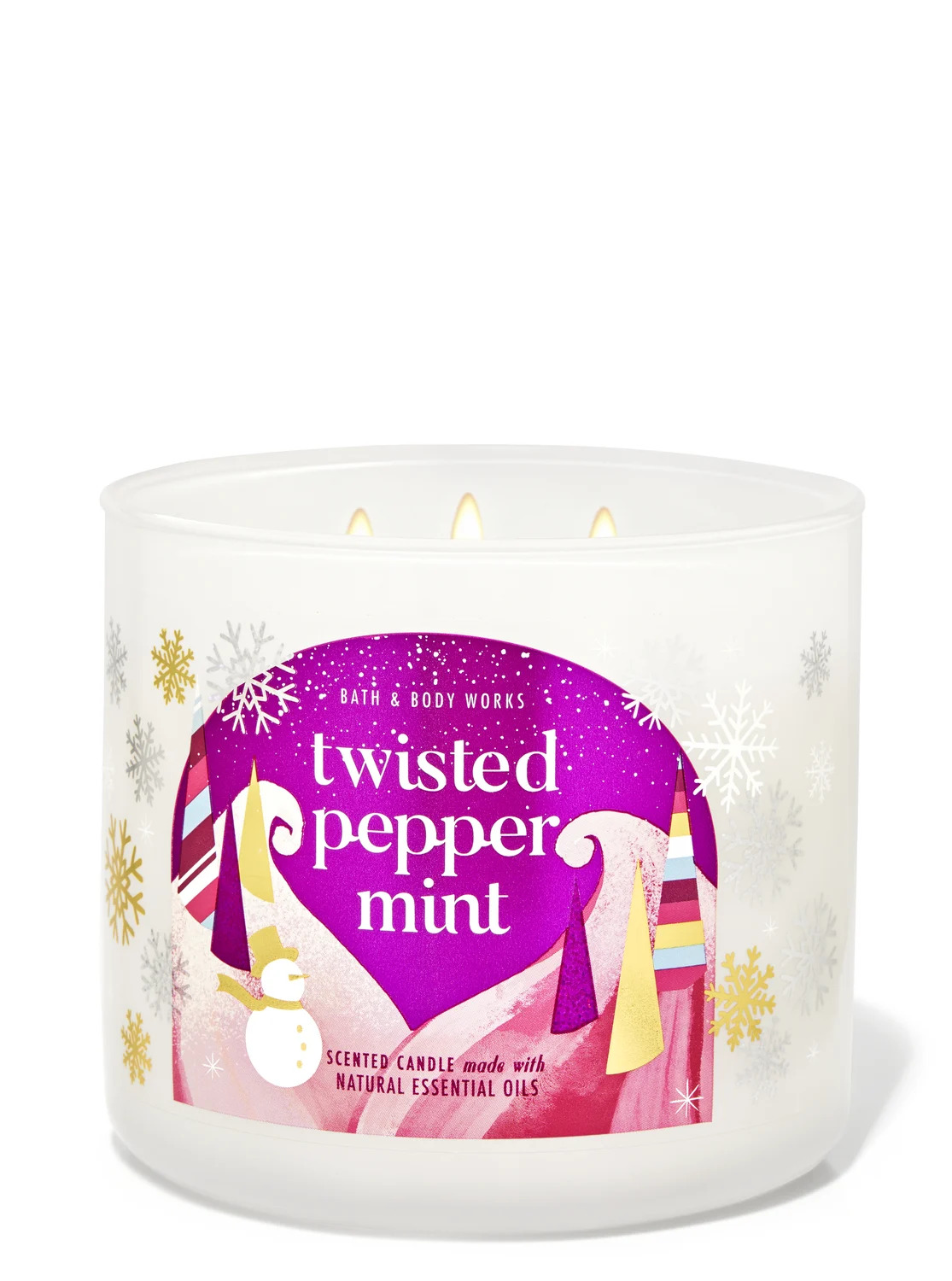 26575305_1 شمع معطر Bath & Body Works مدل Twisted Peppermint - Image 1