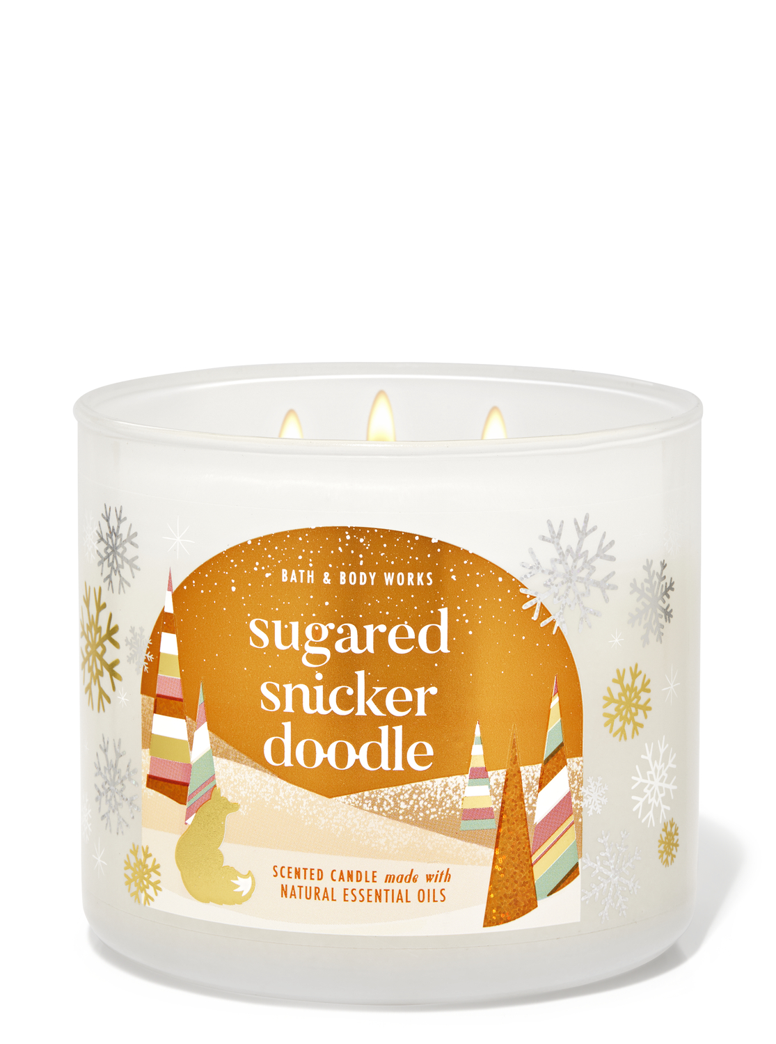 26578154_1 شمع معطر Bath & Body Works مدل Sugared Snickerdoodle - Image 1