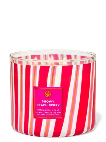 26579027_11zon شمع معطر Bath & Body Works مدل Snowy Peach Berry - Image 1