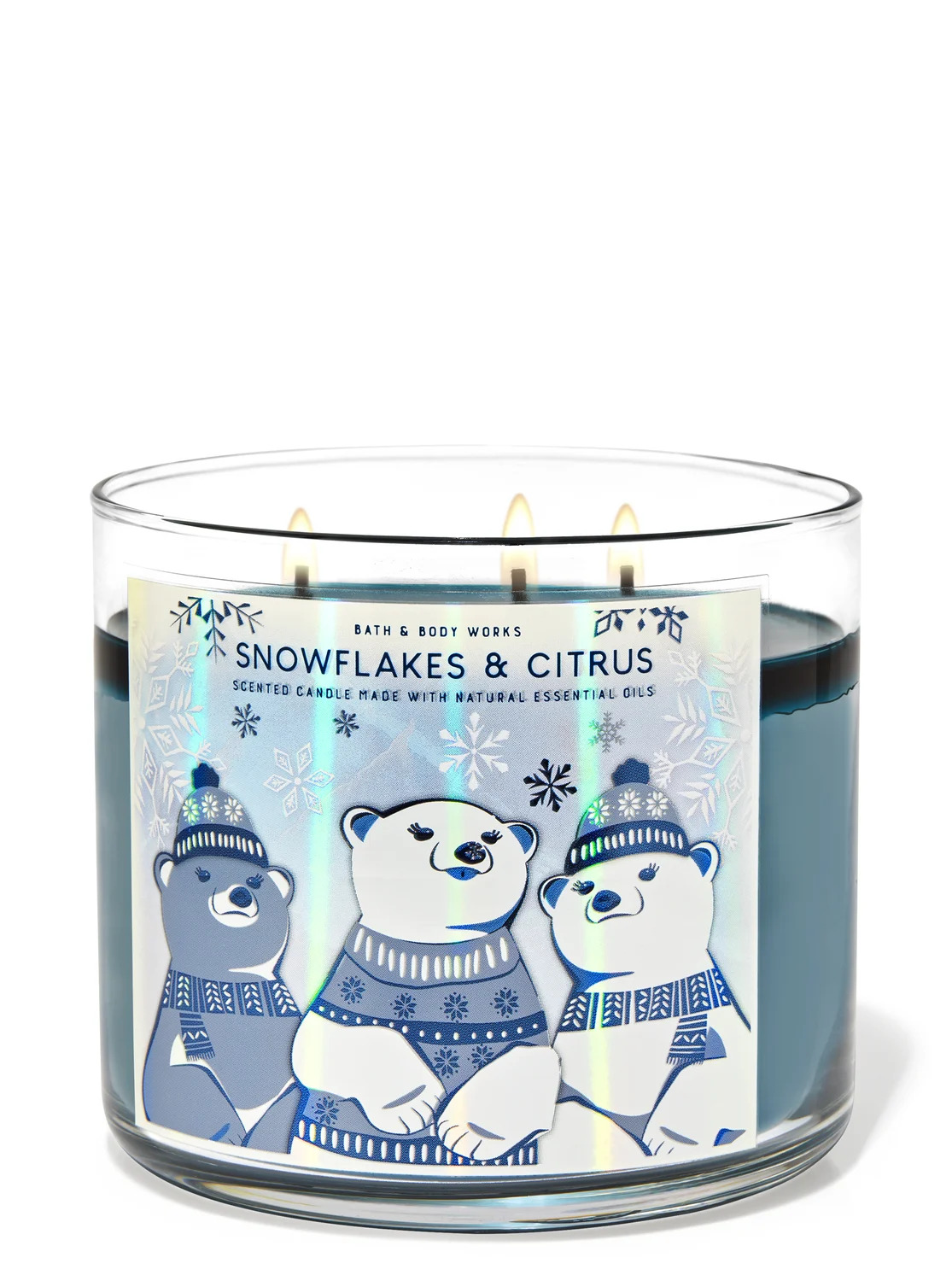 26579928_1 شمع معطر Bath & Body Works مدل Snowflakes & Citrus - Image 1