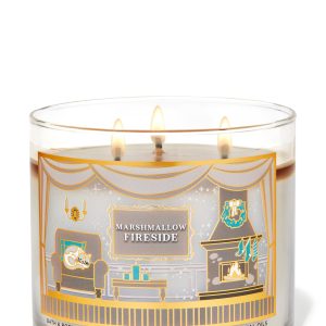 شمع معطر Bath & Body Works مدل Marshmallow Fireside