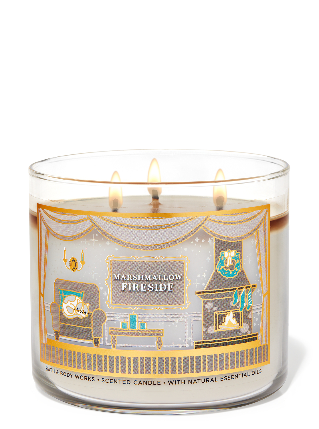 26584961_1 شمع معطر Bath & Body Works مدل Marshmallow Fireside - Image 1